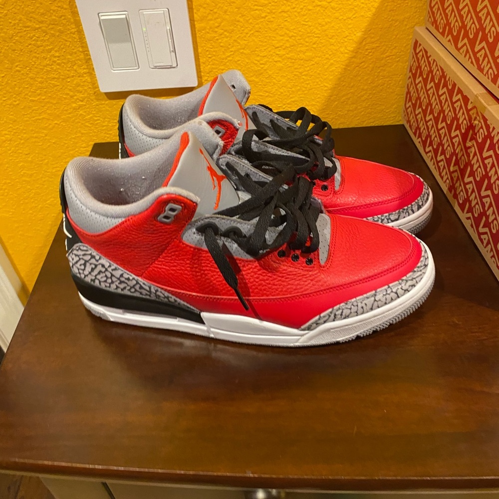 Jordan 3 red cement